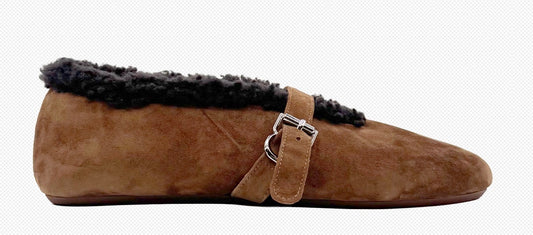 Amie Rafa Allie Shearling Flats