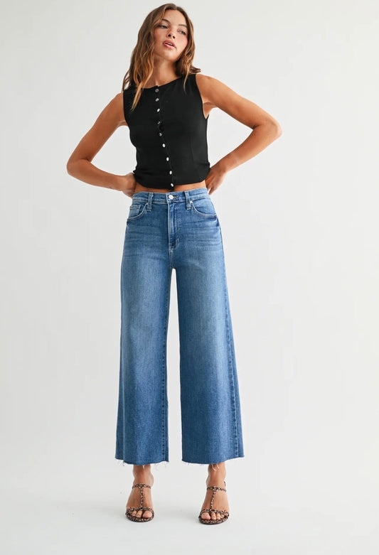 JBD Gabrielle Scissor Cut Wide Leg