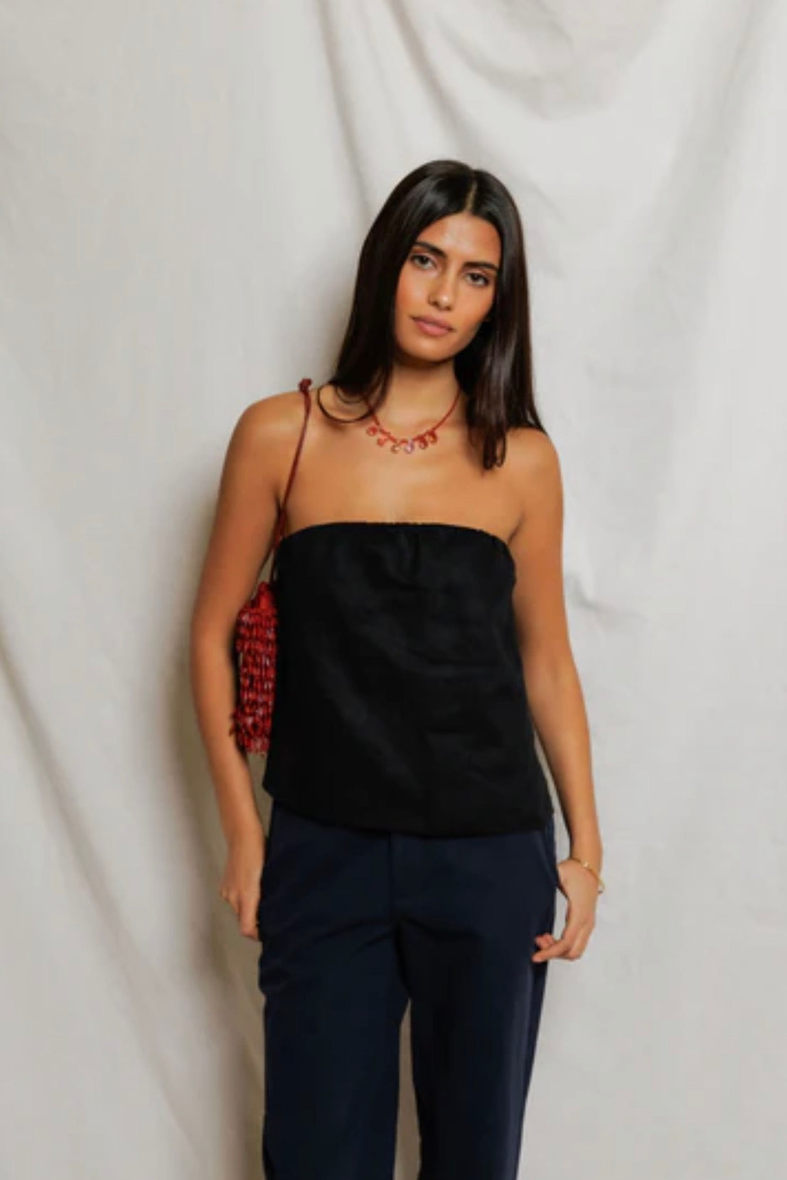 Perfect White Tee Gianna Tube Top