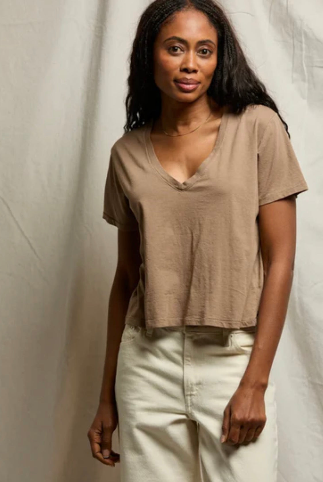 Perfect White Tee Beckett V-Neck Tee