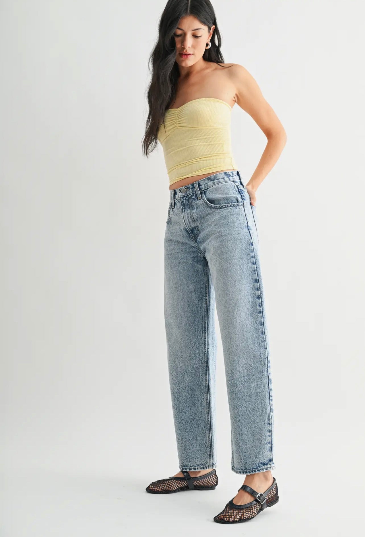 JBD Bailey Barrel Jean