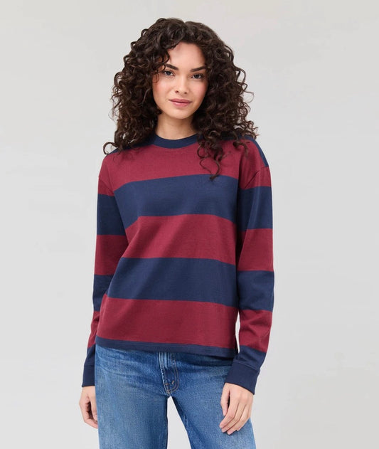 RicherPoorer Rugby Stripe Pullover