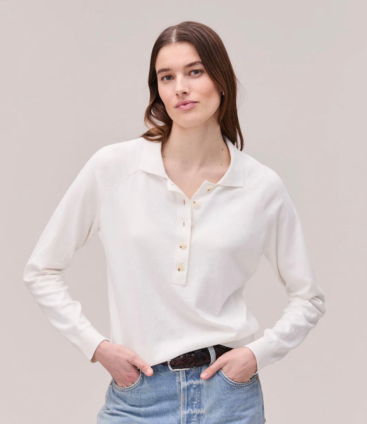 RicherPoorer Washable Cotton Silk Henley