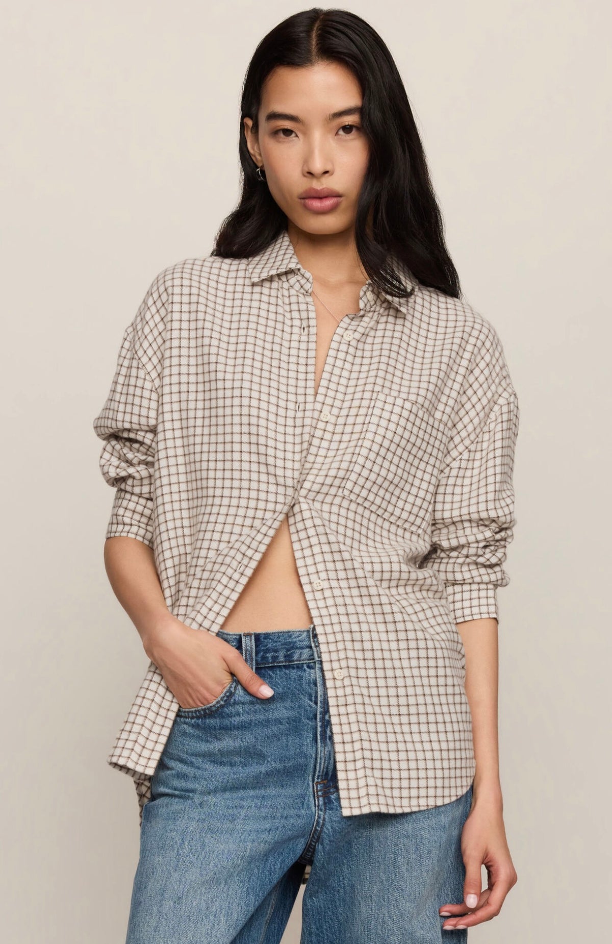 Z Supply River Plaid Button Up