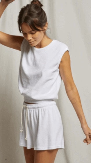 Perfect White Tee Ellie Terry Banded Tank