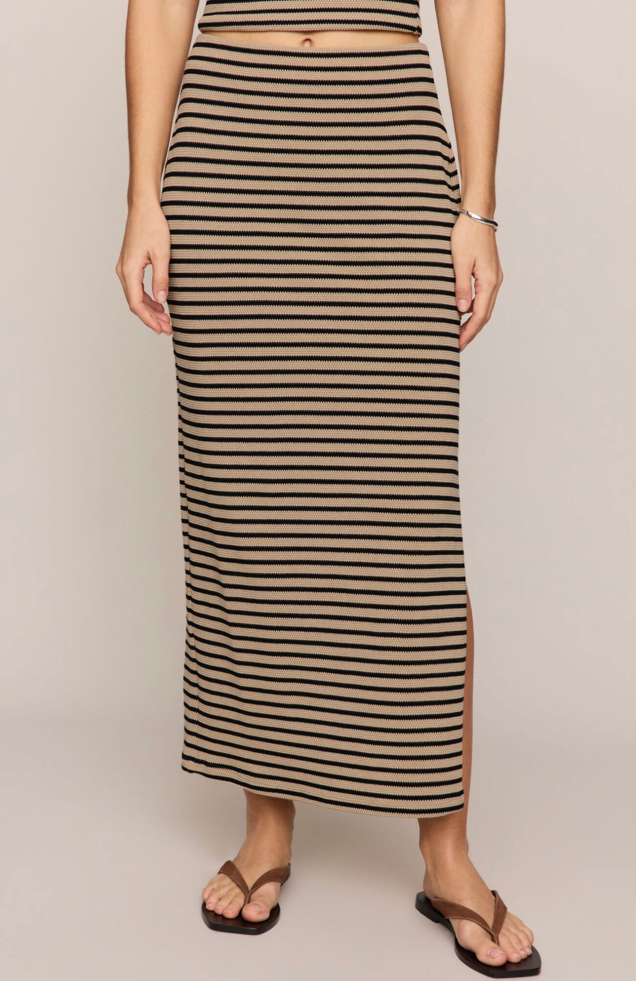 Z Supply Ainslie Stripe Midi Skirt
