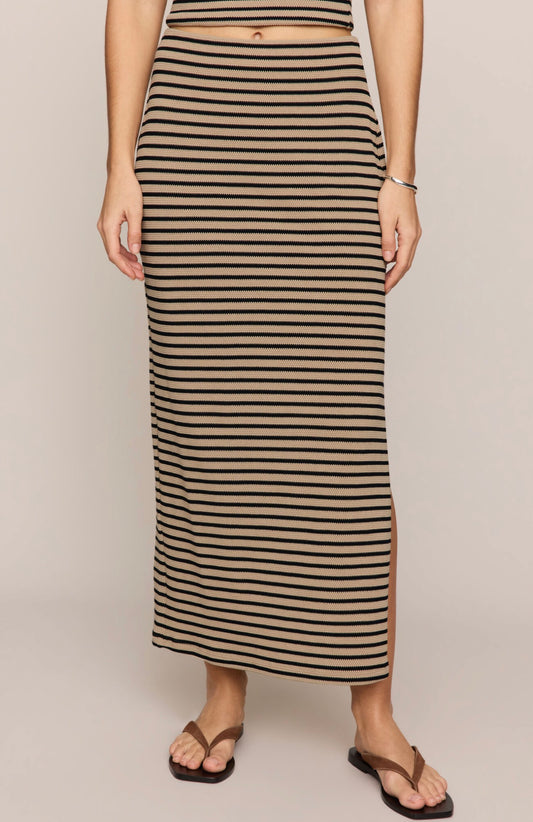 Z Supply Ainslie Stripe Midi Skirt