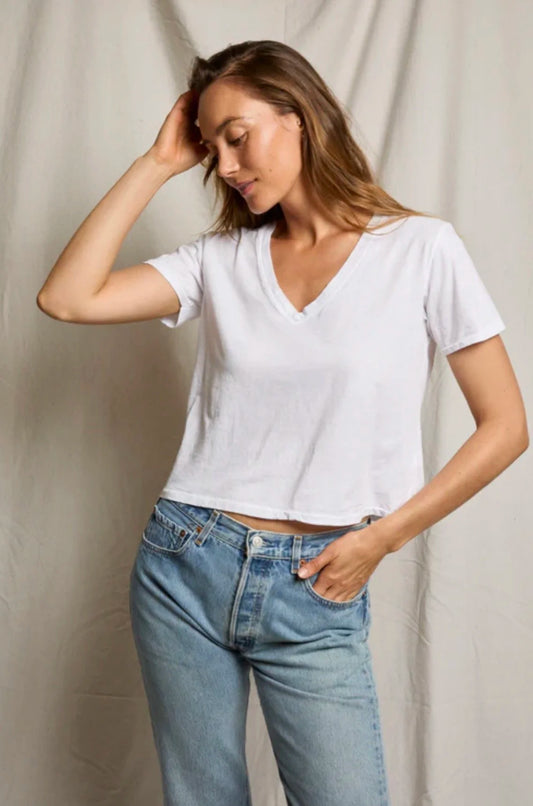 Perfect White Tee Beckett V-Neck Tee