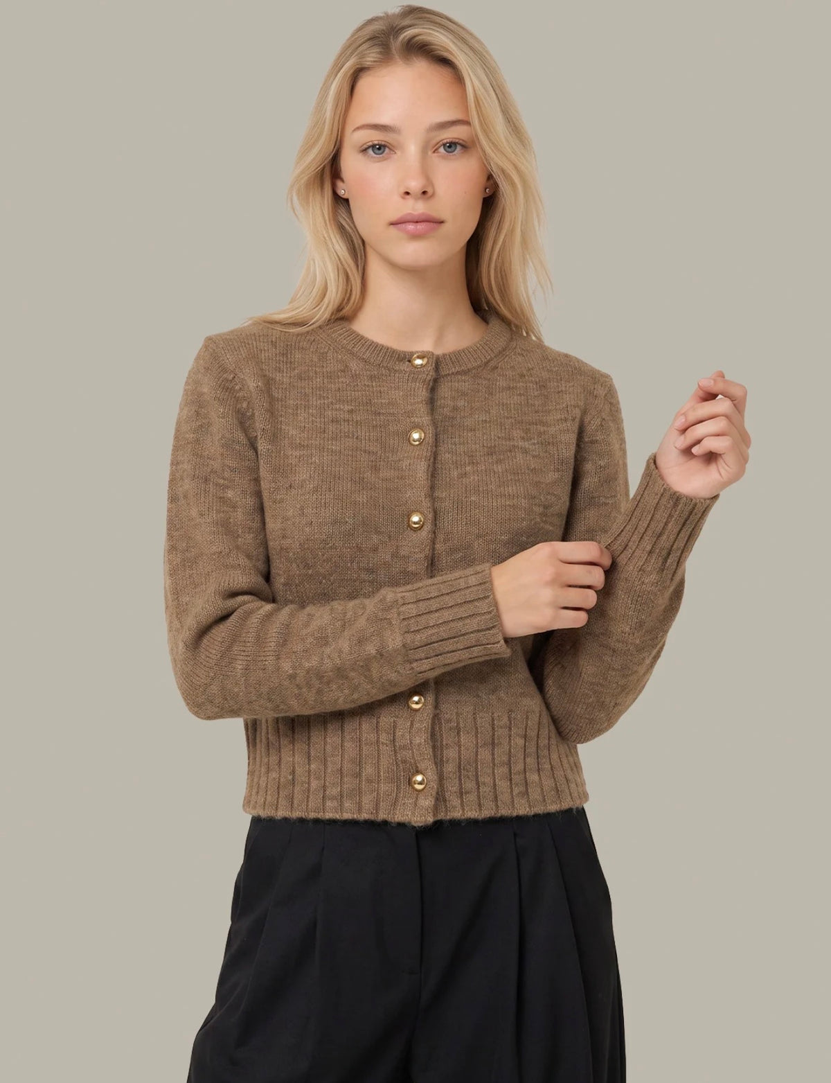 525 James Fuzzy Cardigan