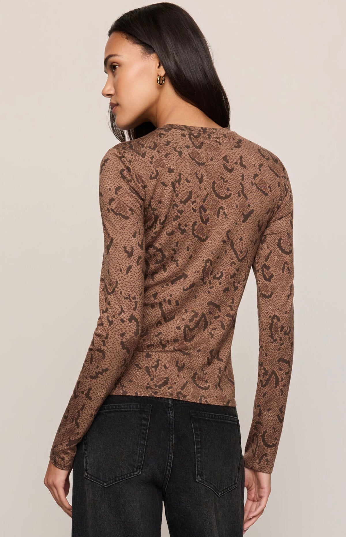Z Supply Onyx Snake Top