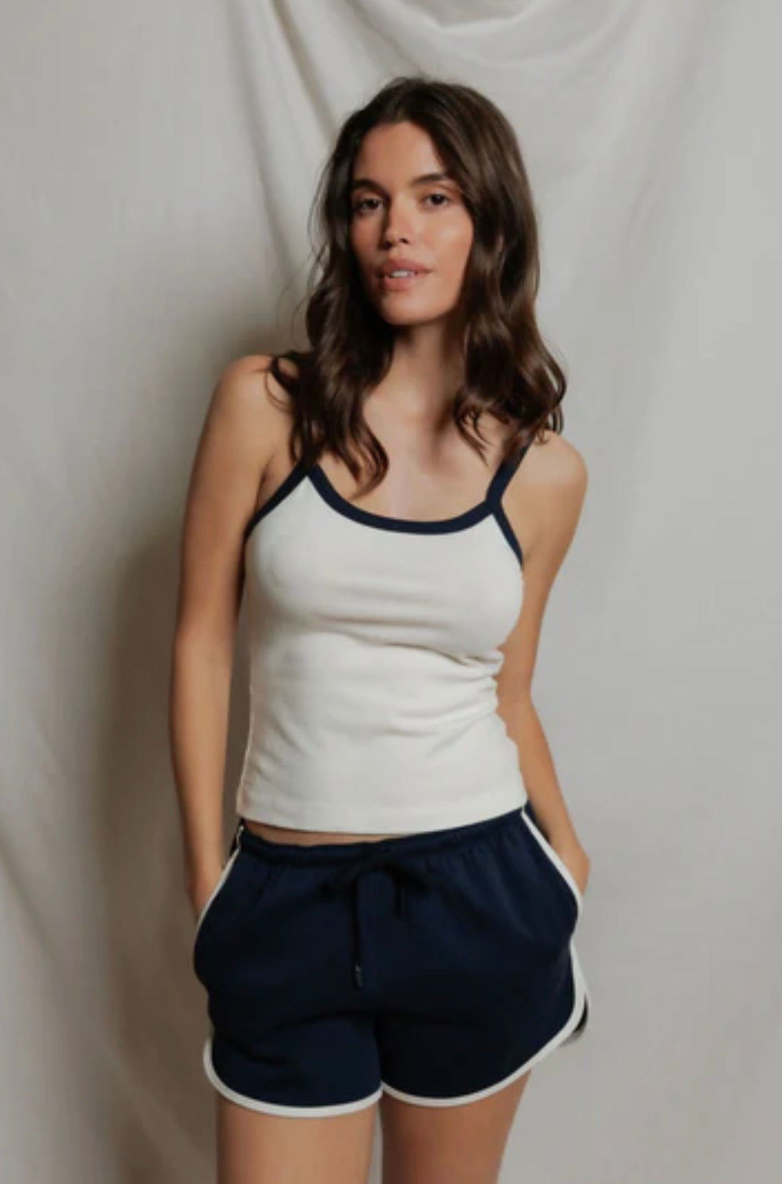 Perfect White Tee Cherry Ringer Tank