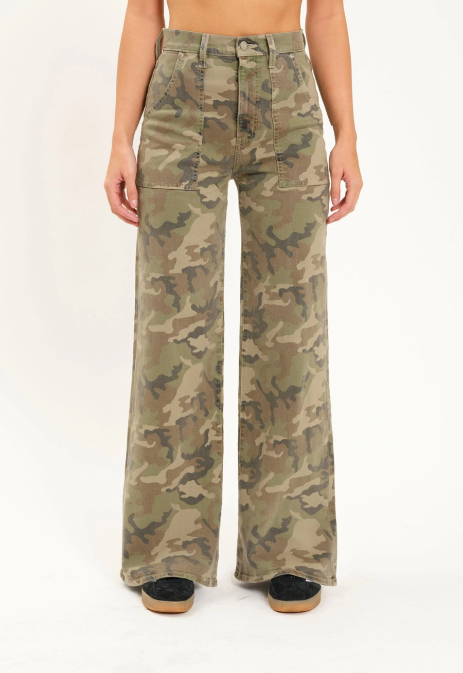 Daze Far Out Patch Pocket Wide Leg