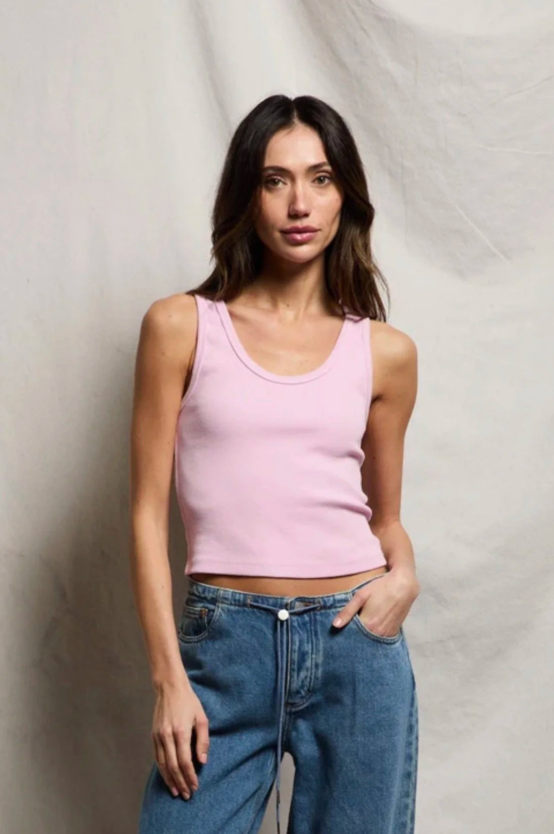 Perfect White Tee Blondie Tank
