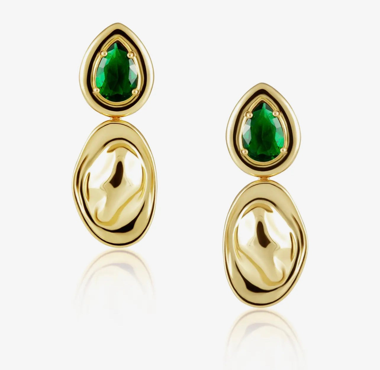 Sahira Virginia Emerald Drop Earring