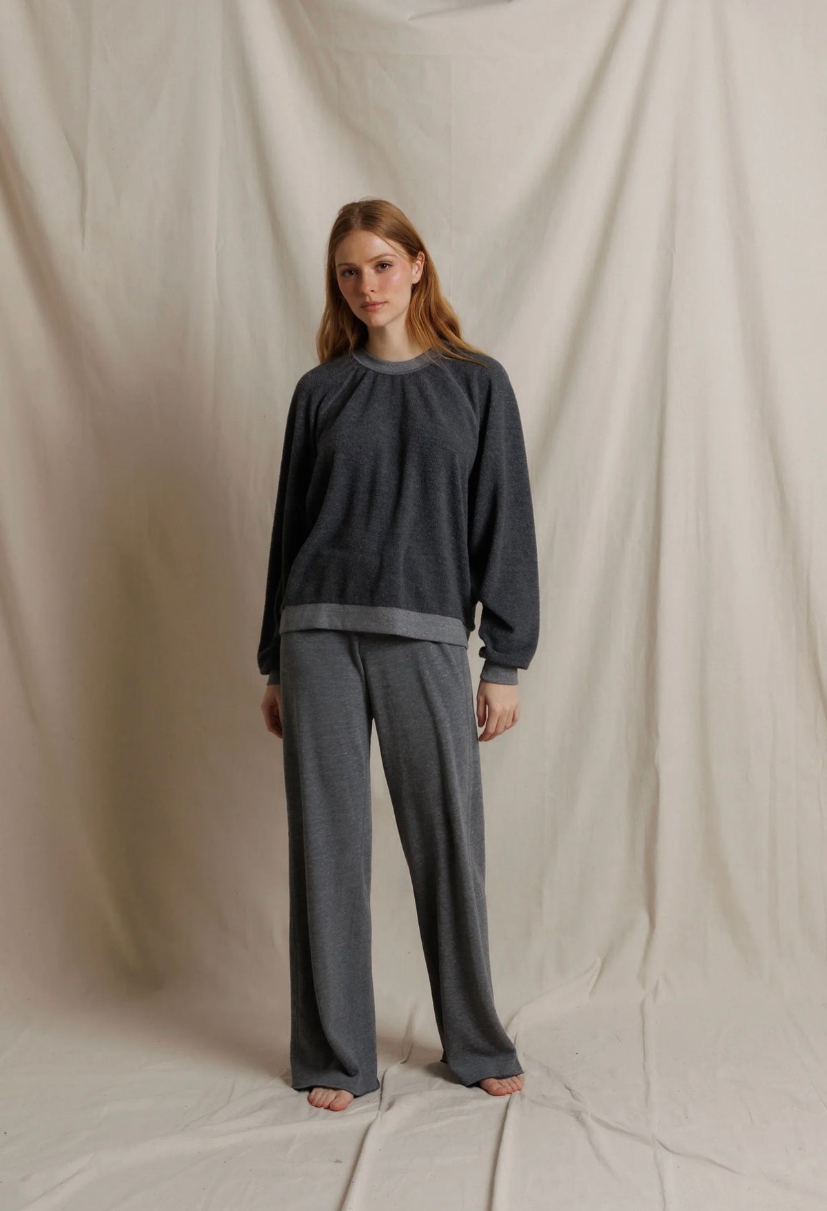Perfect White Tee Marley Reverse Fleece Pant