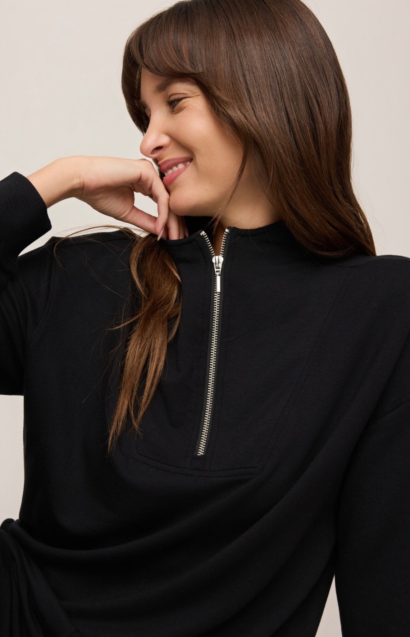 Z Supply Gate Check Modal Sweatshirt