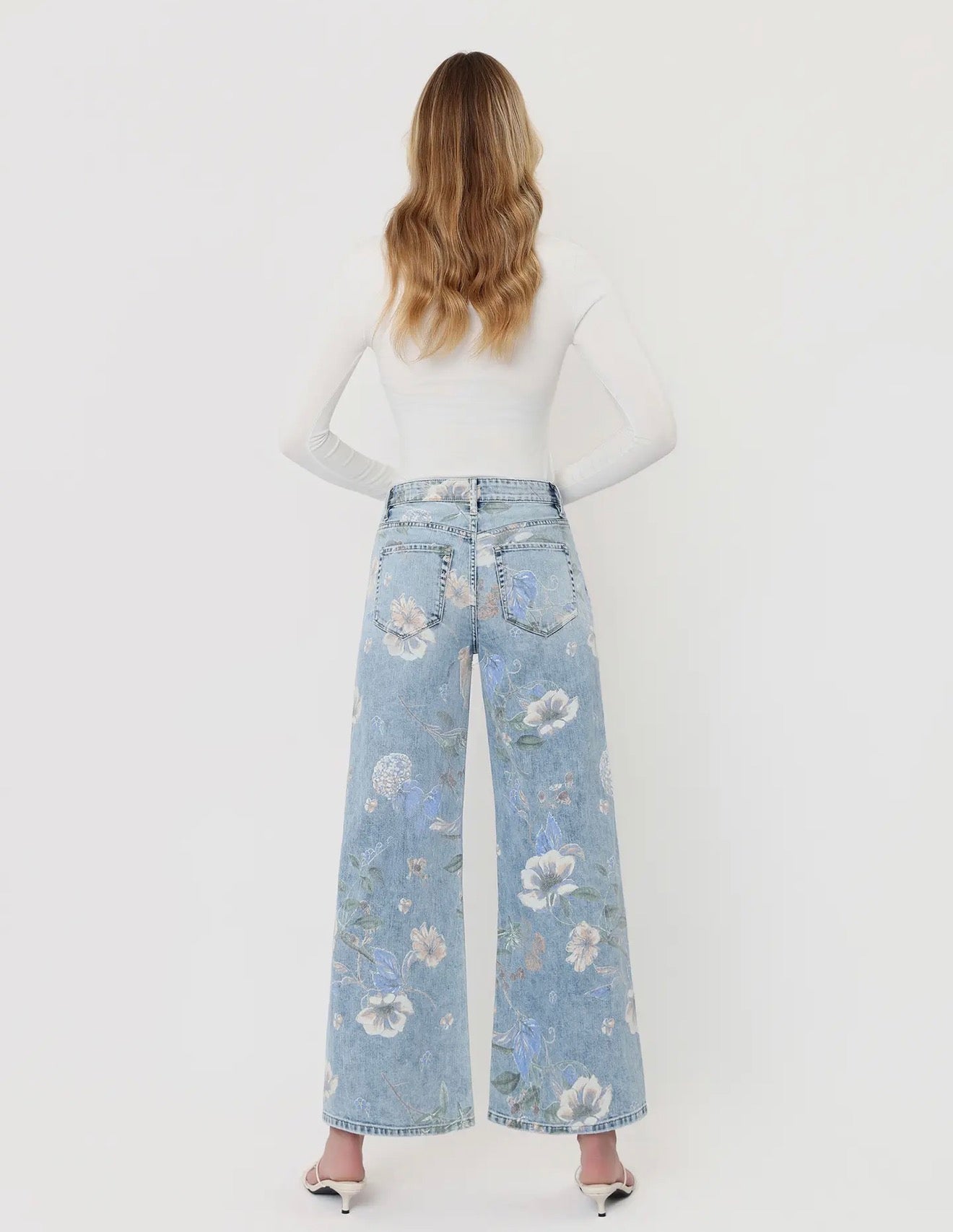 Vervet Cheryl High Rise Flare