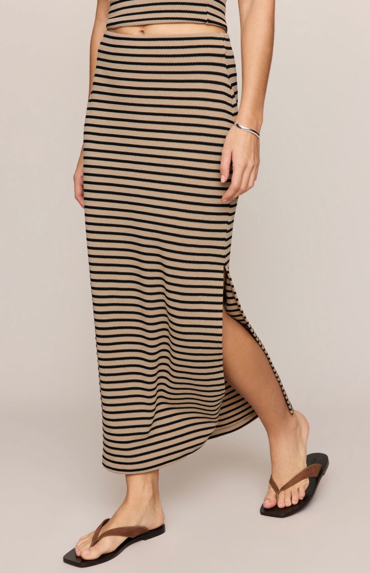 Z Supply Ainslie Stripe Midi Skirt