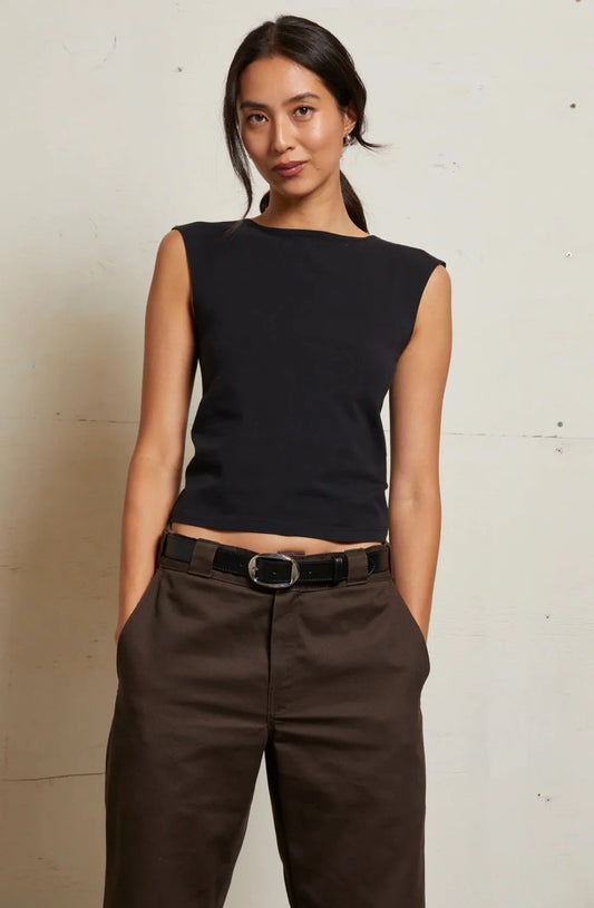 Perfect White Tee Elanor Muscle Tee