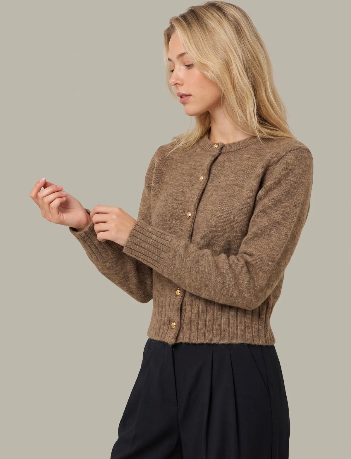 525 James Fuzzy Cardigan