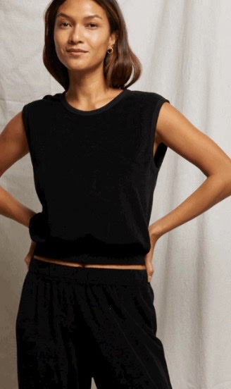 Perfect White Tee Ellie Terry Banded Tank