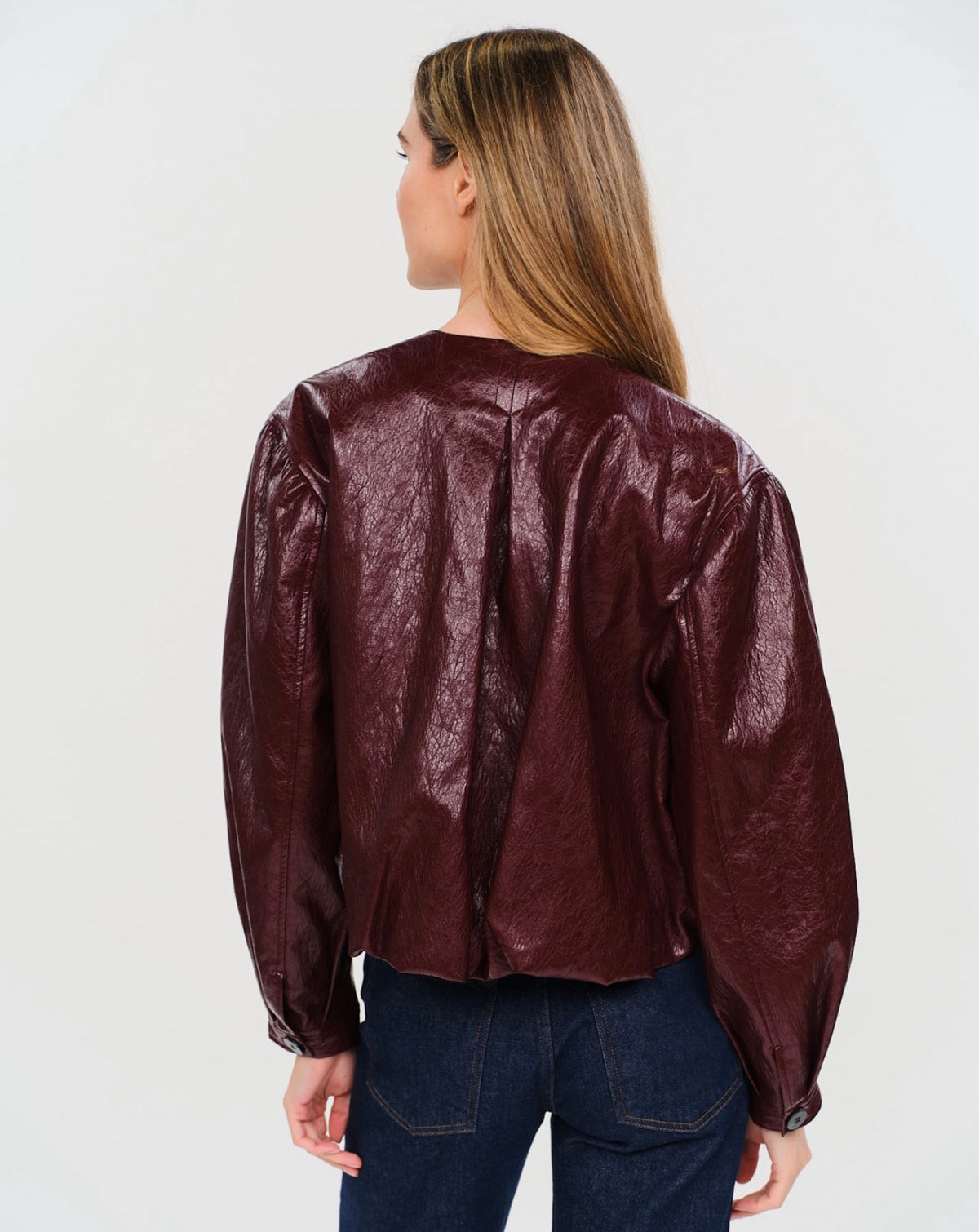 Six Fifty Emilia Faux Leather Bomber