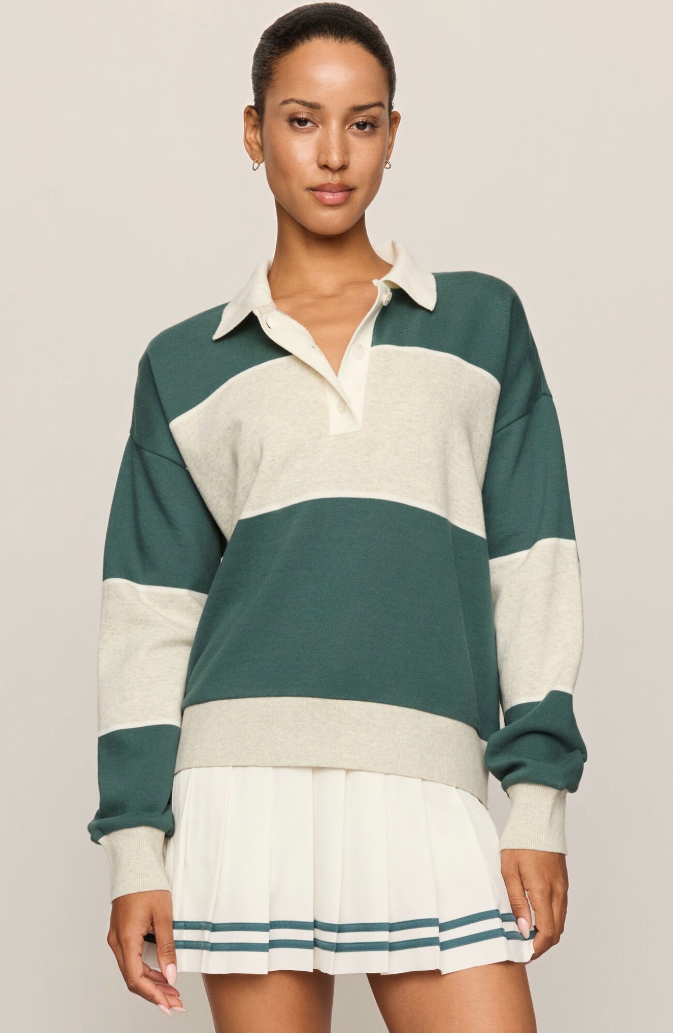 Z Supply Study Break Polo Sweatshirt