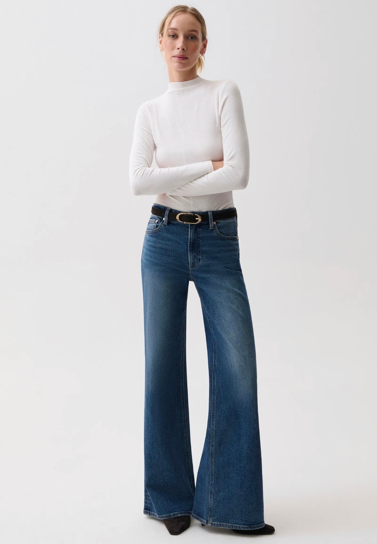 Pistola Vivian Mid Rise Wide Leg