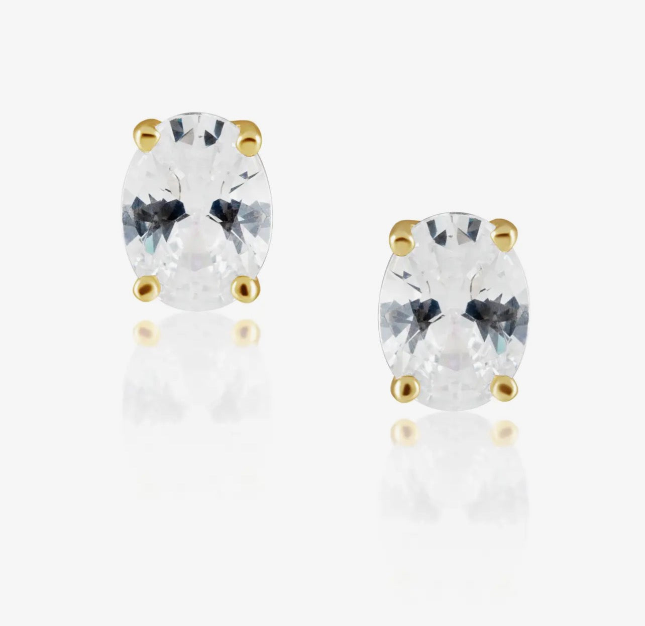 Sahira Oval Cut Studs