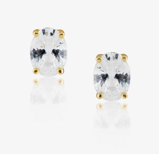 Sahira Oval Cut Studs