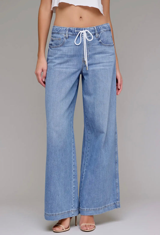 Hidden Conner Drawstring Wide Leg