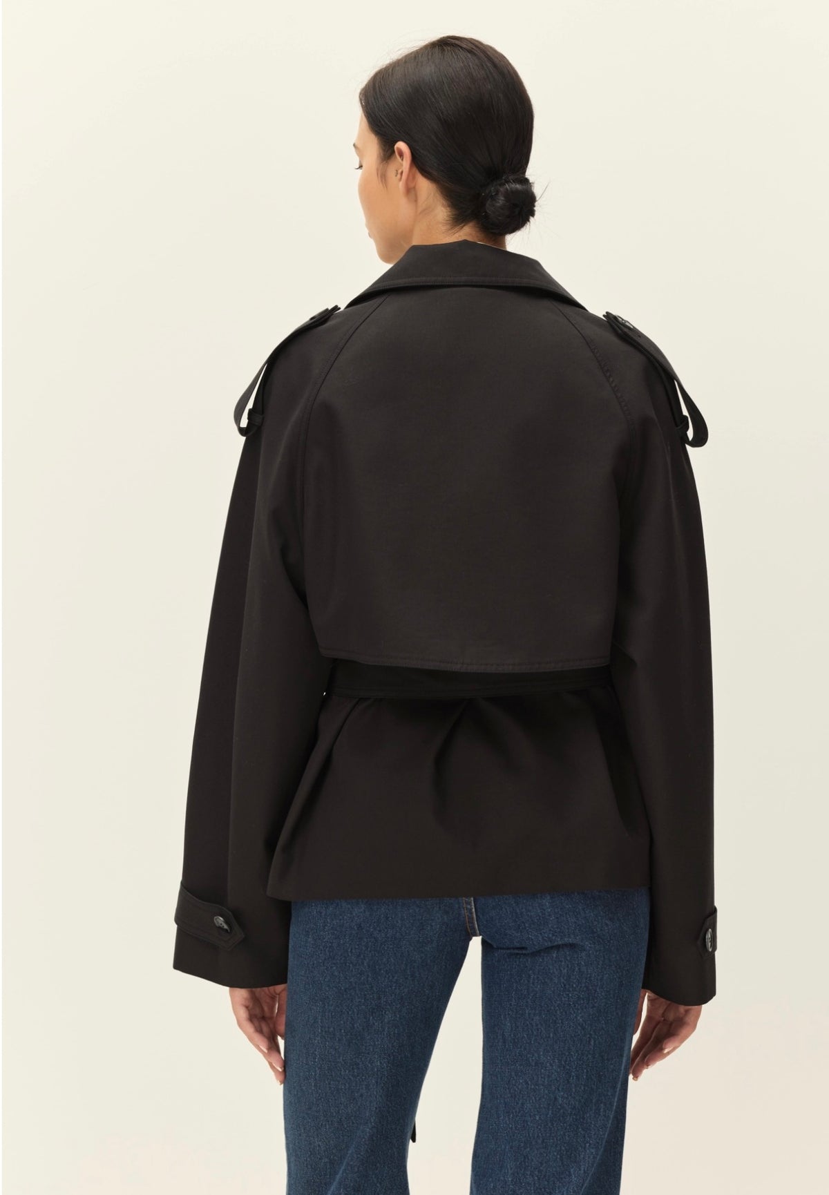 Elodie Eleanor Cropped Trench Coat
