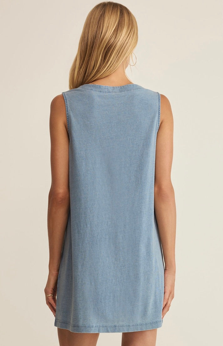 Z Supply Solace Denim Mini Dress