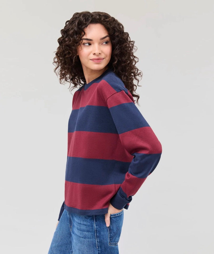 RicherPoorer Rugby Stripe Pullover