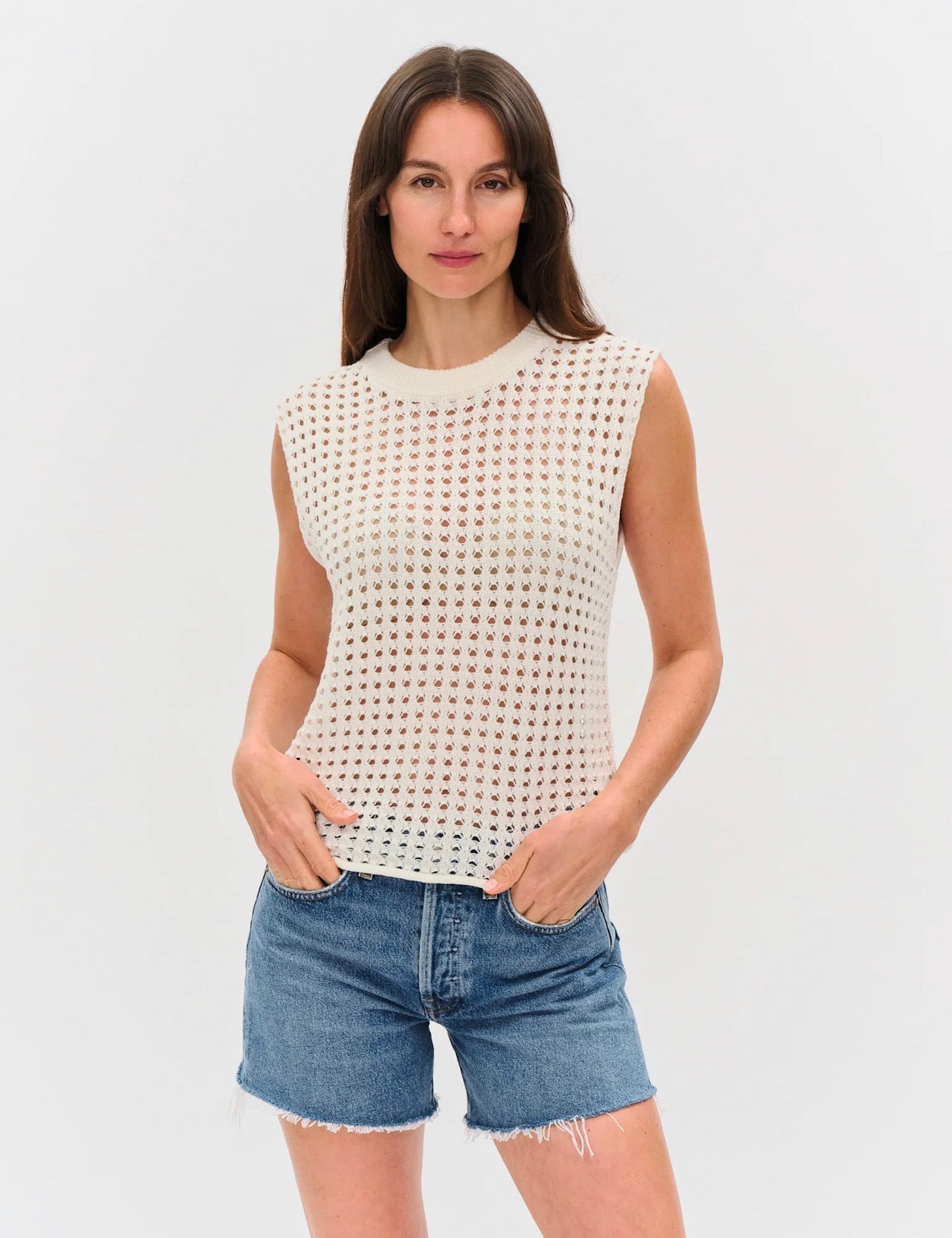Six Fifty Montauk Crochet Tank
