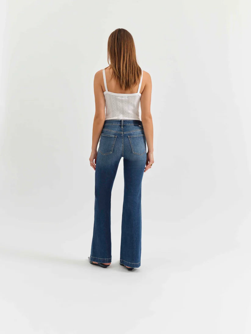 Daze The Heartbreaker Mid Rise Flare