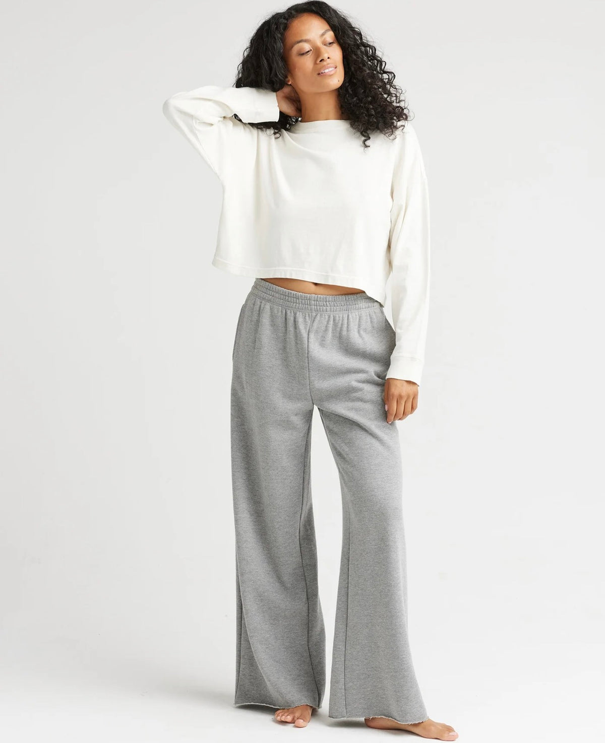 RicherPoorer Relaxed Crop Long Sleeve