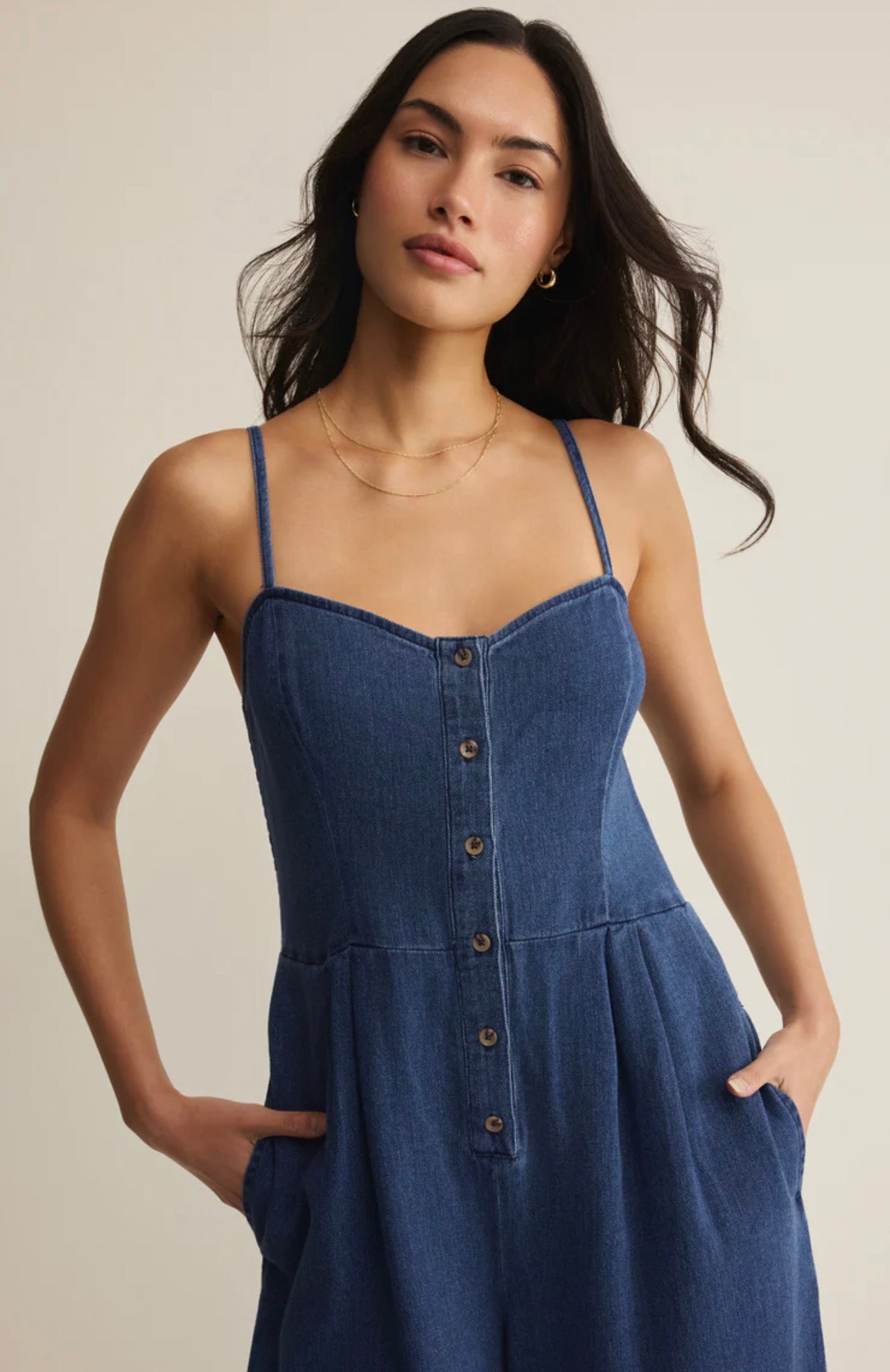 Z Supply Angel Eyes Twill Jumpsuit