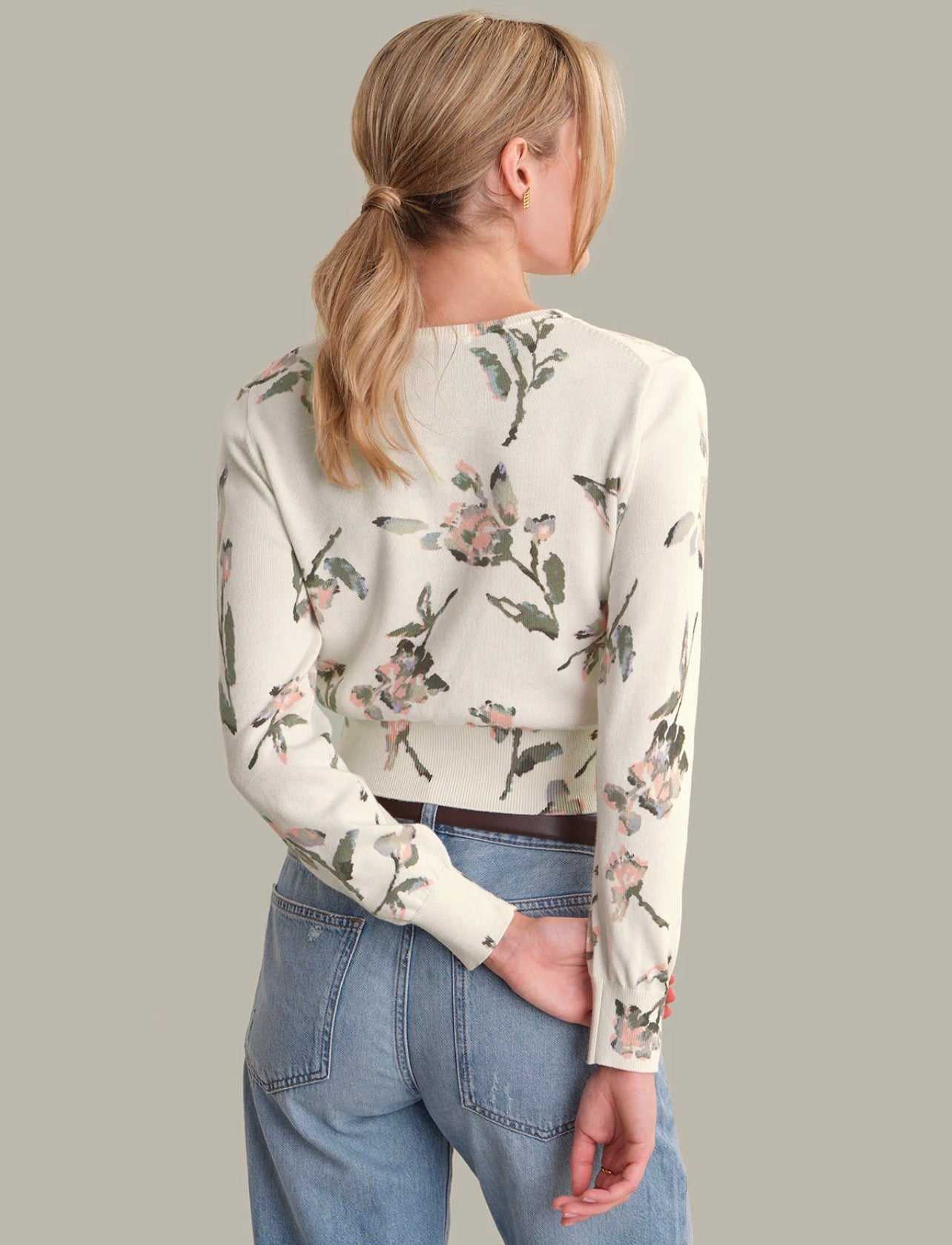 525 Lotte Floral Cardigan