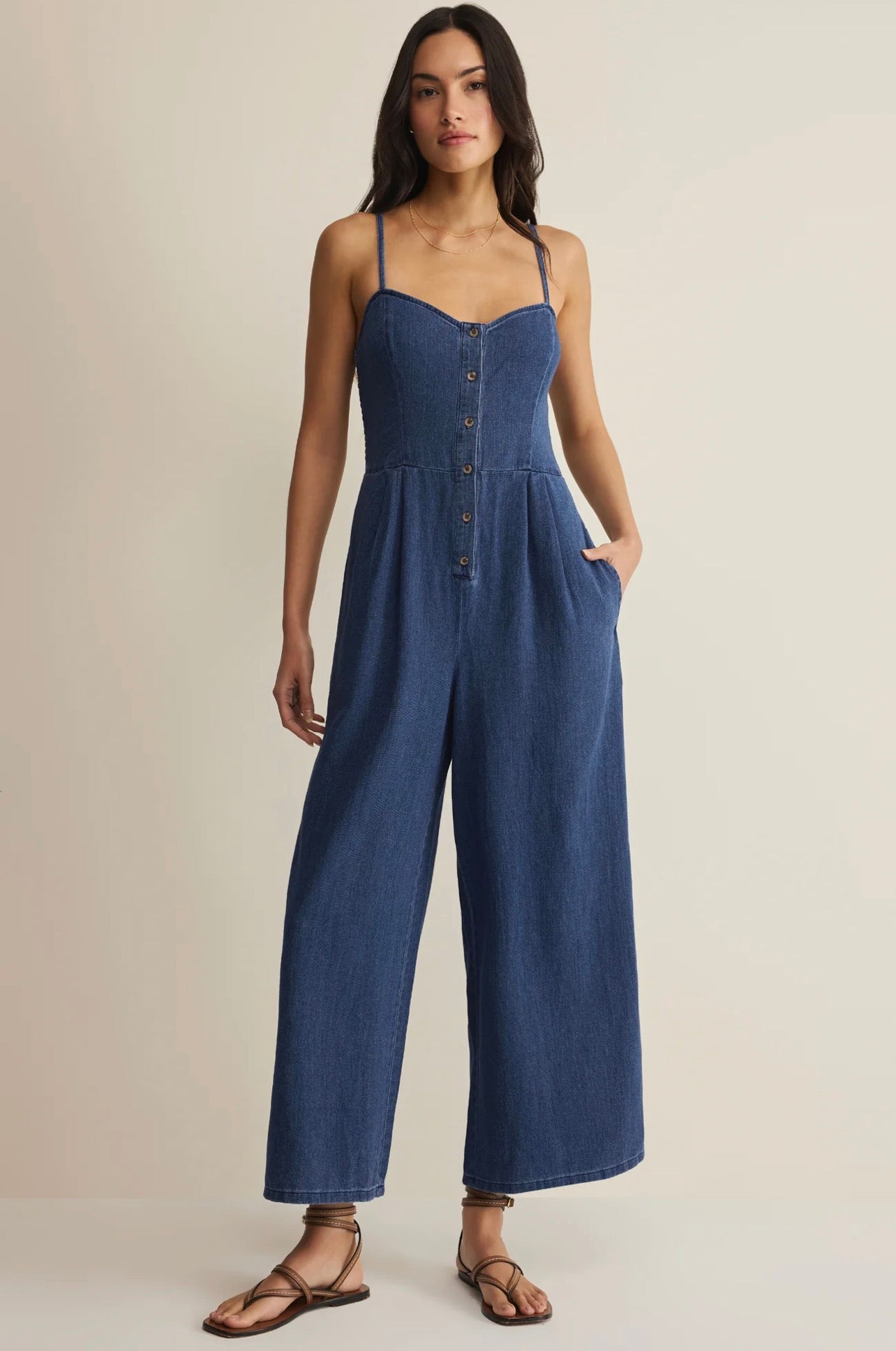Z Supply Angel Eyes Twill Jumpsuit