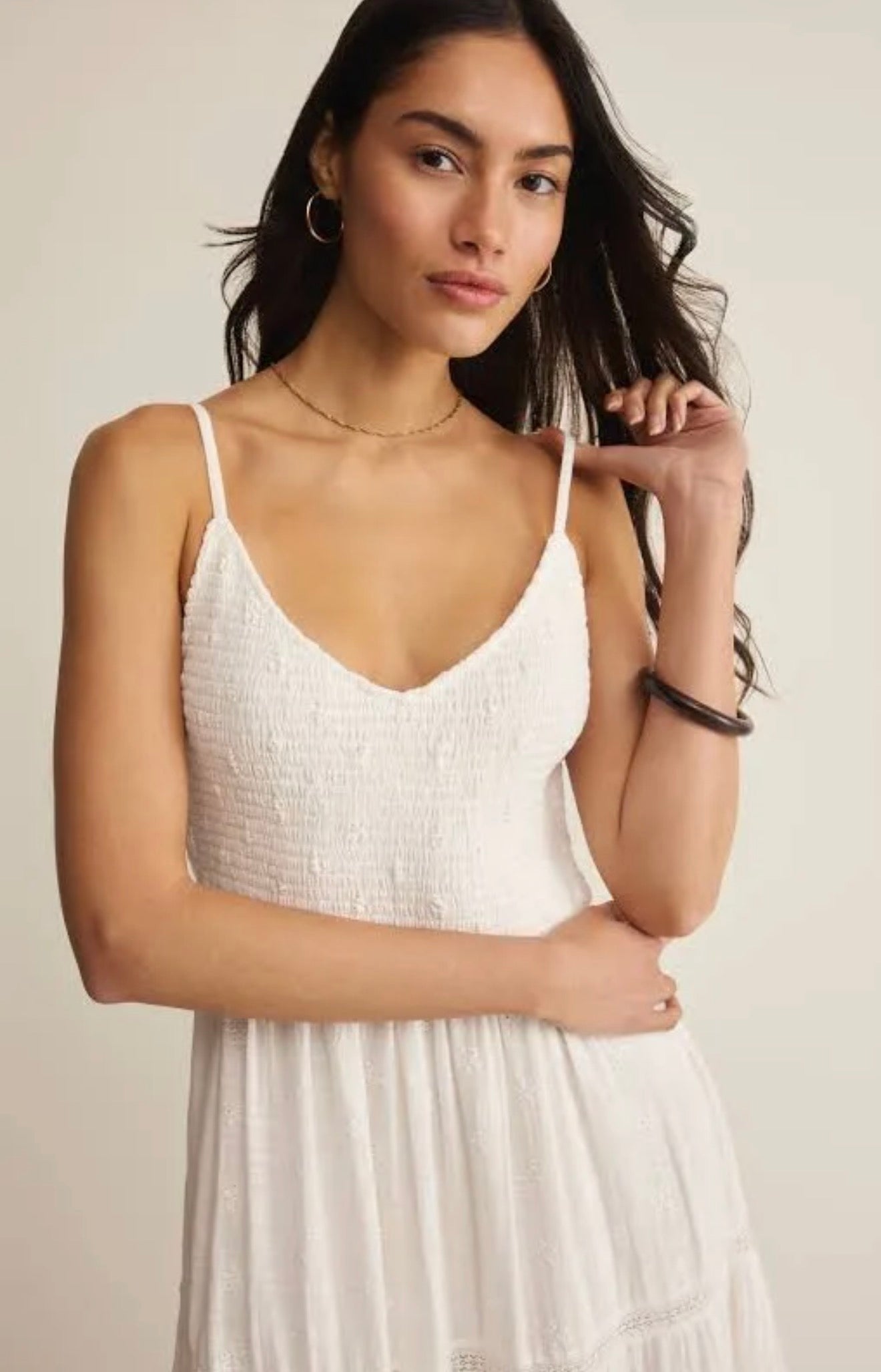 Z Supply Behati Eyelet Midi Dress