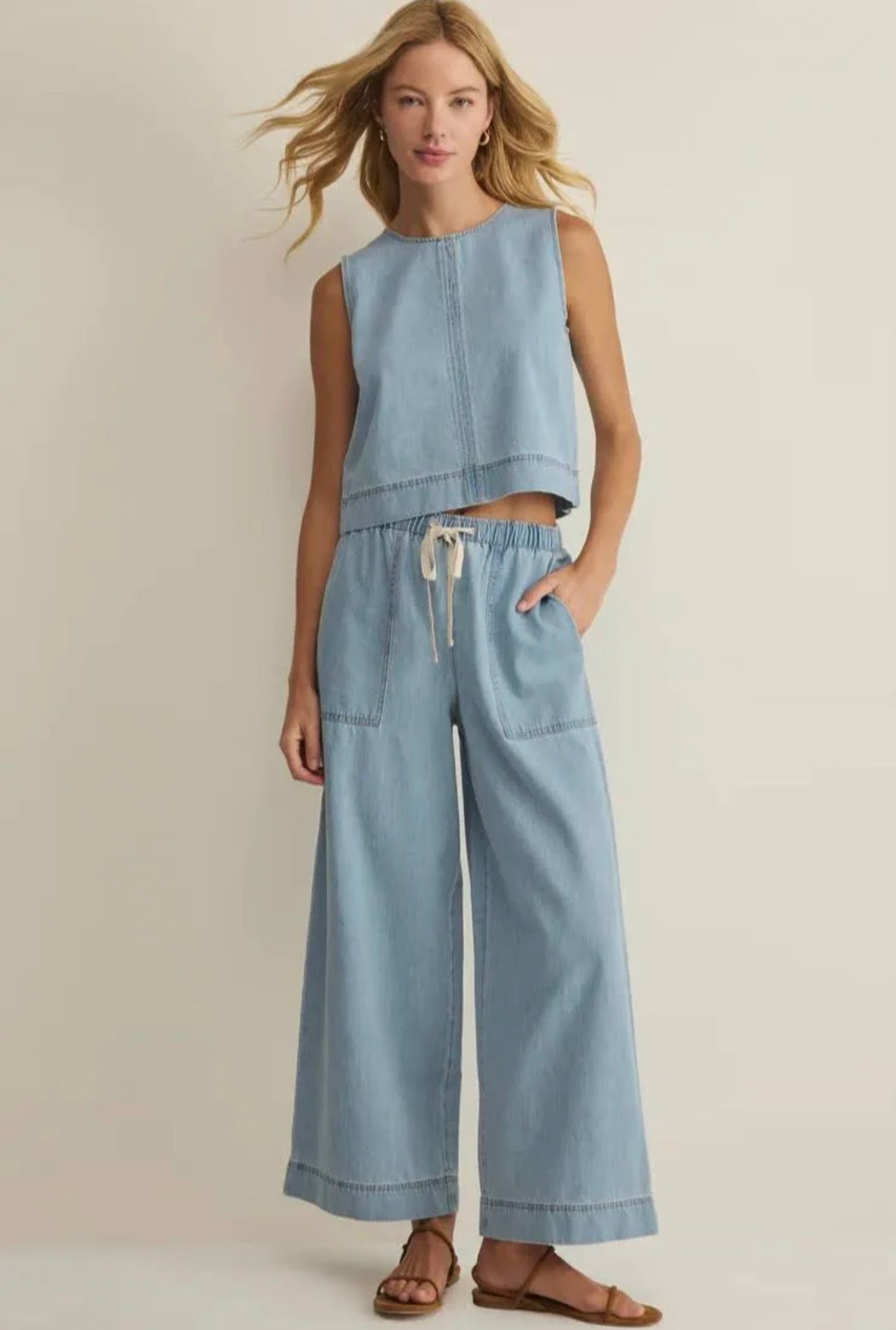 Z Supply Daycation Denim Utility Pant