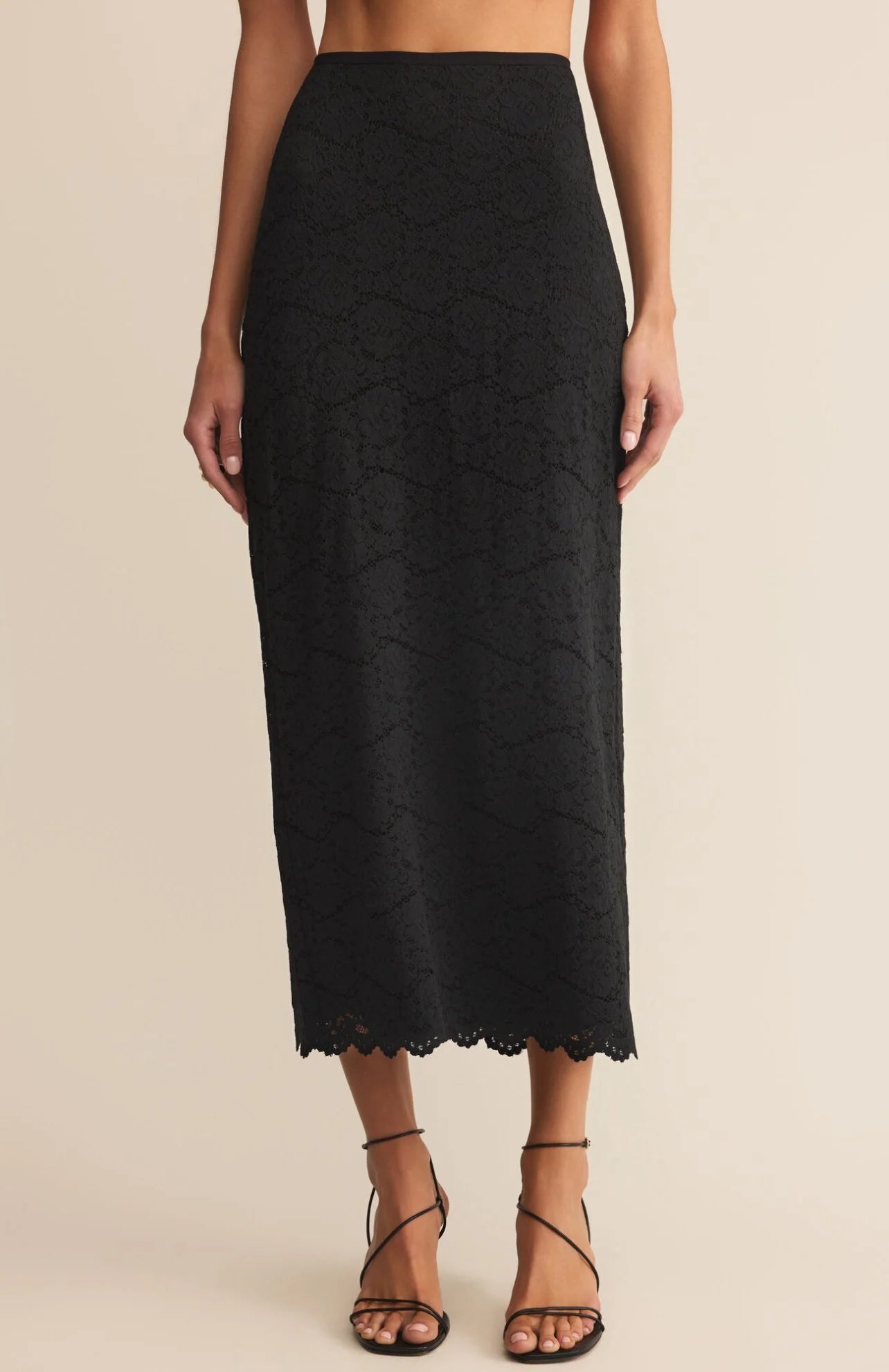 Z Supply Via Lace Midi Skirt