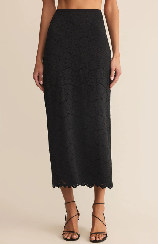 Z Supply Via Lace Midi Skirt