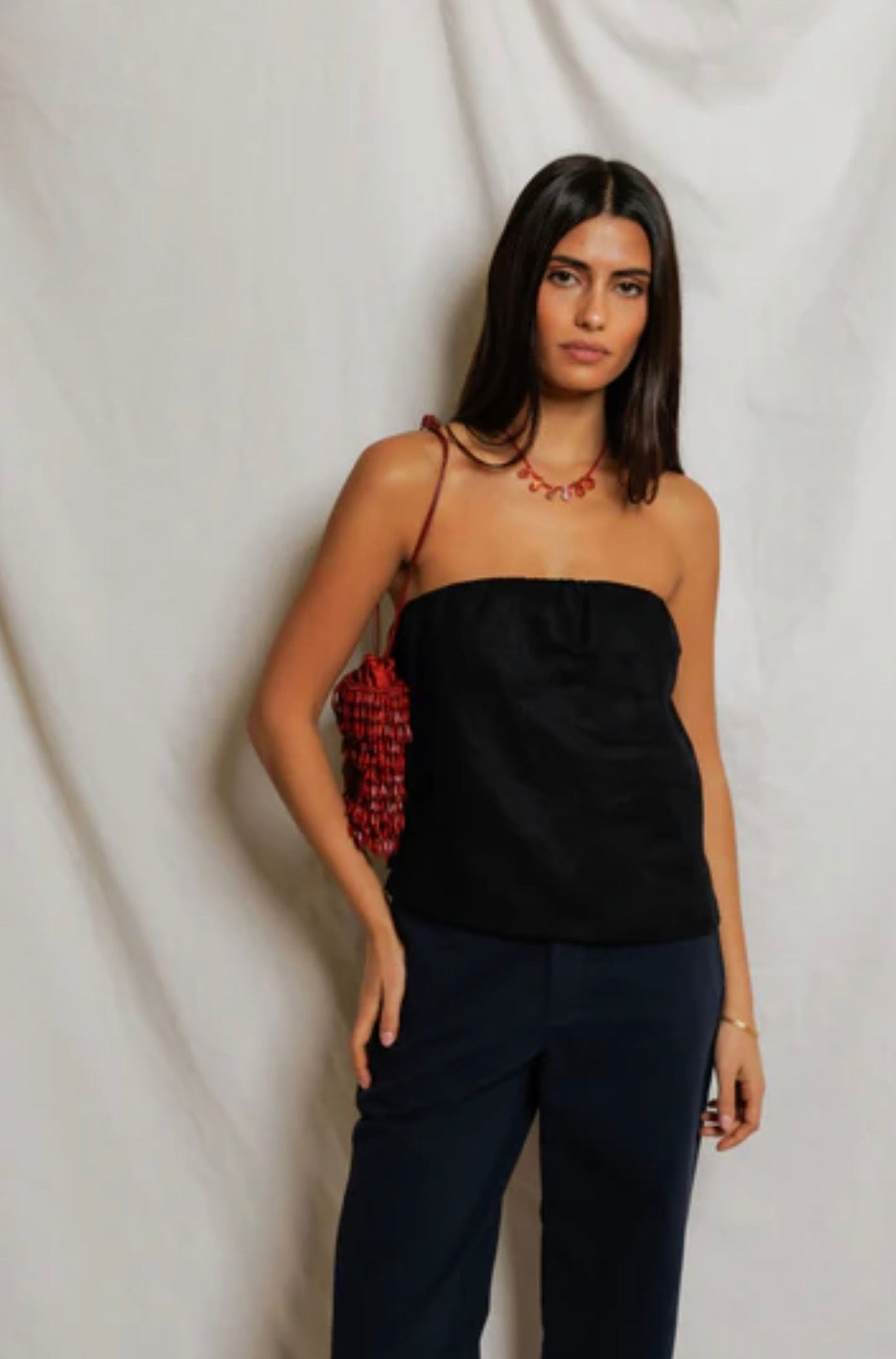 Perfect White Tee Gianna Tube Top