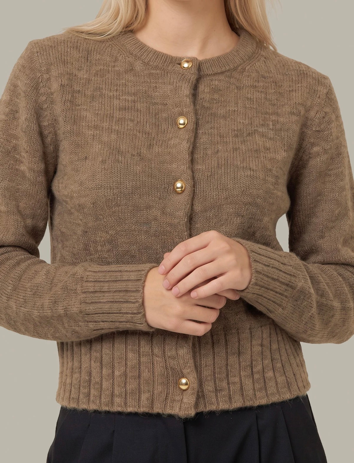 525 James Fuzzy Cardigan