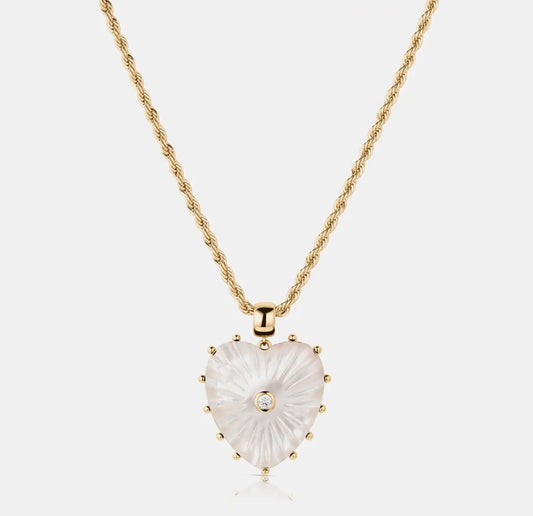 Thatch Malene Mother Of Pearl Rope Necklace