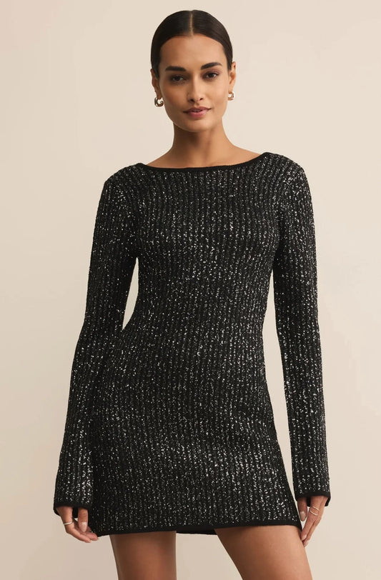 Z Supply La Marca Sequin Mini Dress