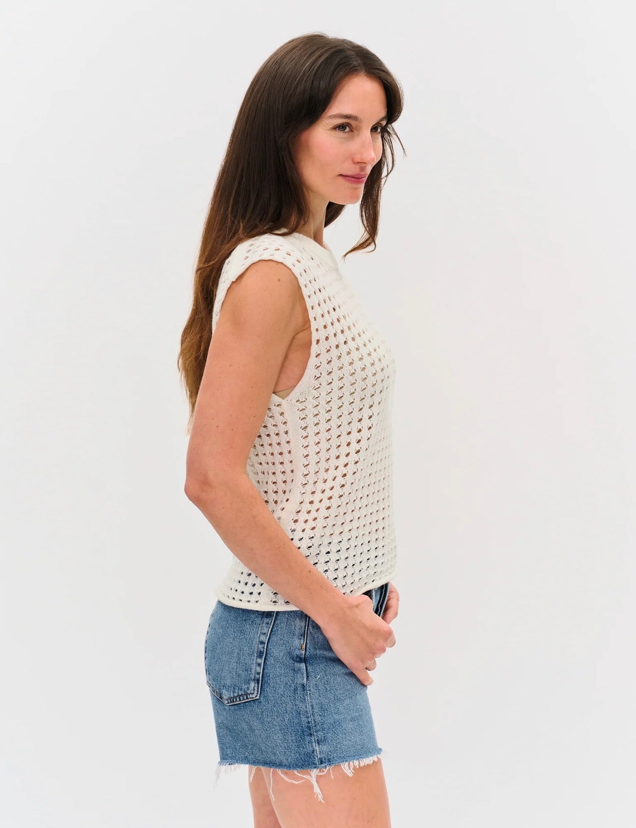 Six Fifty Montauk Crochet Tank