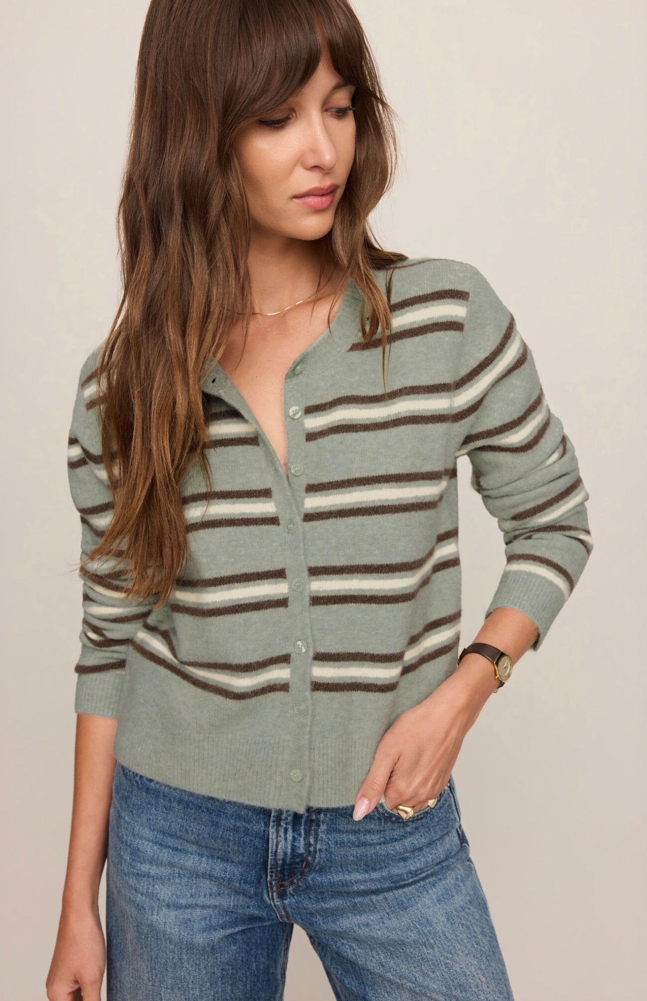 Z Supply Medina Stripe Cardigan